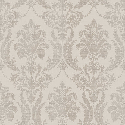 Carta da parati "Damasco Ecrù" a metraggio o rotolo