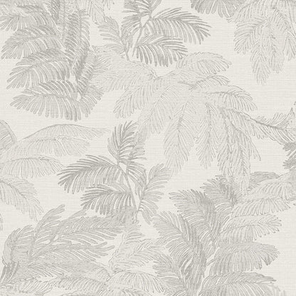 Carta da parati "Felci Gris" a metraggio o rotolo