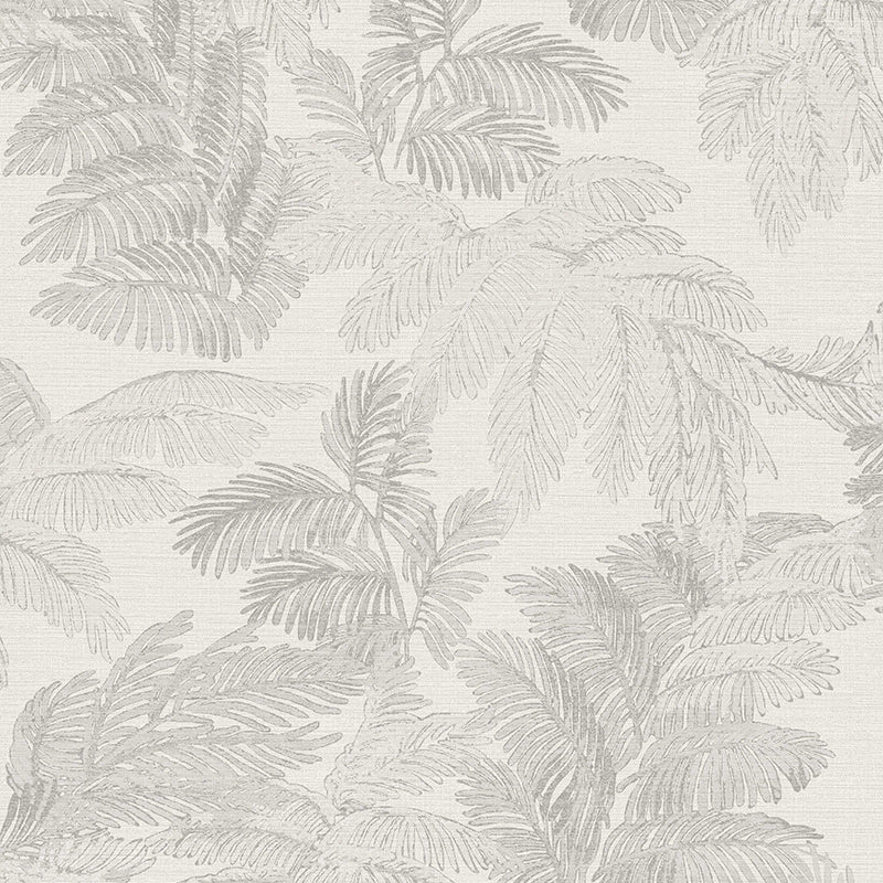 Carta da parati "Felci Gris" a metraggio o rotolo