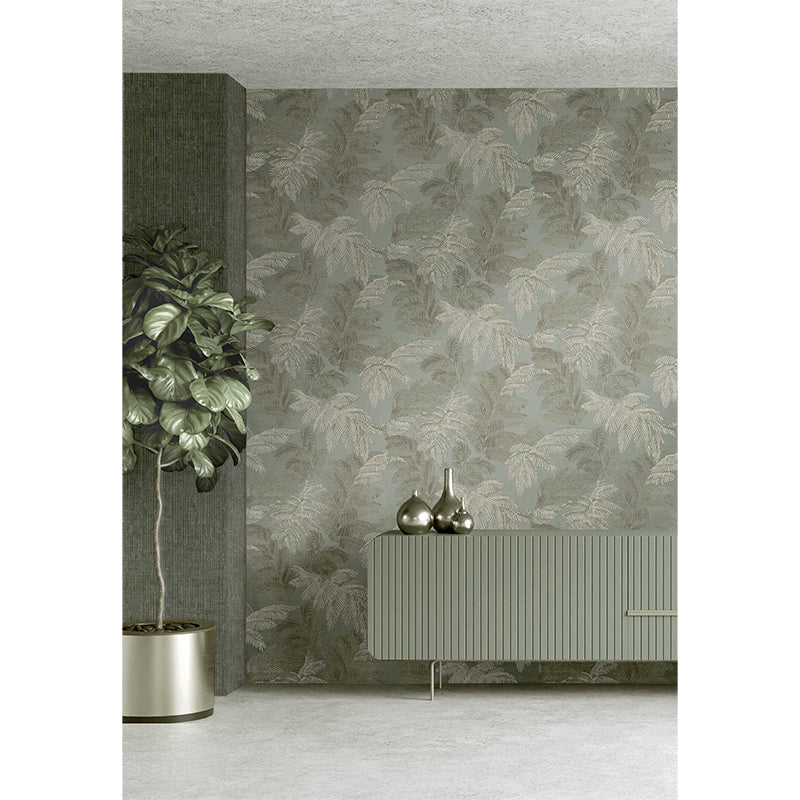 Carta da parati "Felci Vert" a metraggio o rotolo