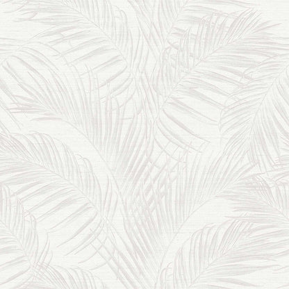 Carta da parati "Felce Bianca", a metraggio o rotolo