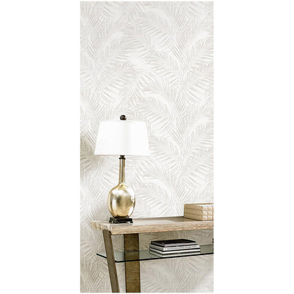 Carta da parati "Felce Bianca", a metraggio o rotolo