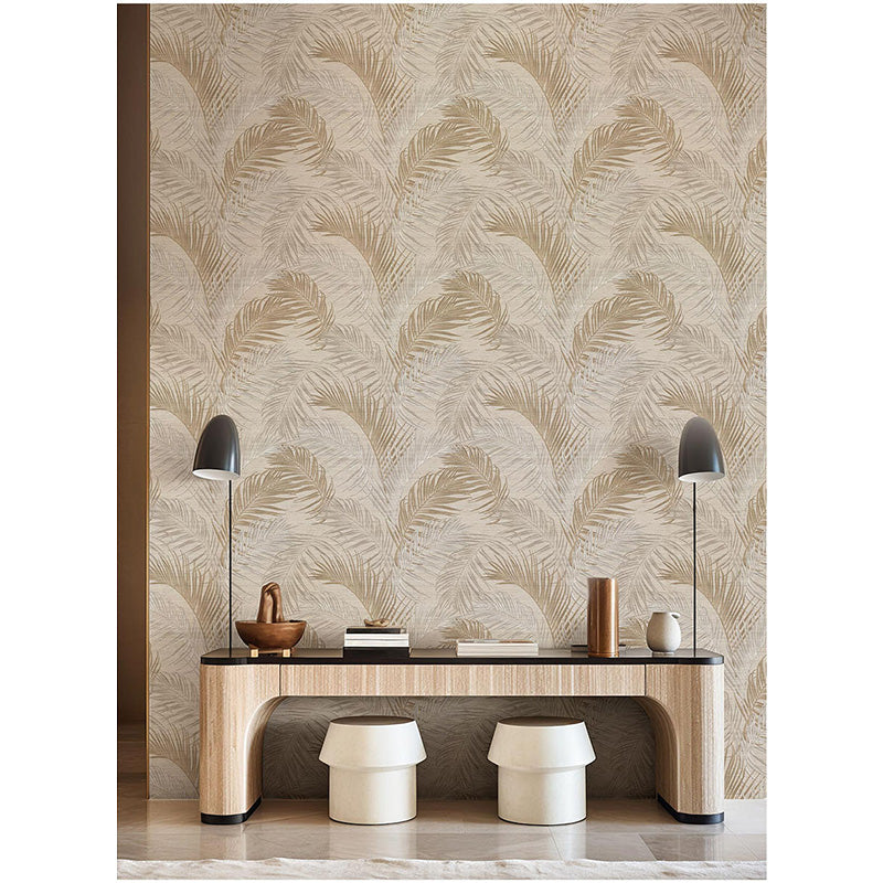Carta da parati "Felce Beige", a metraggio o rotolo