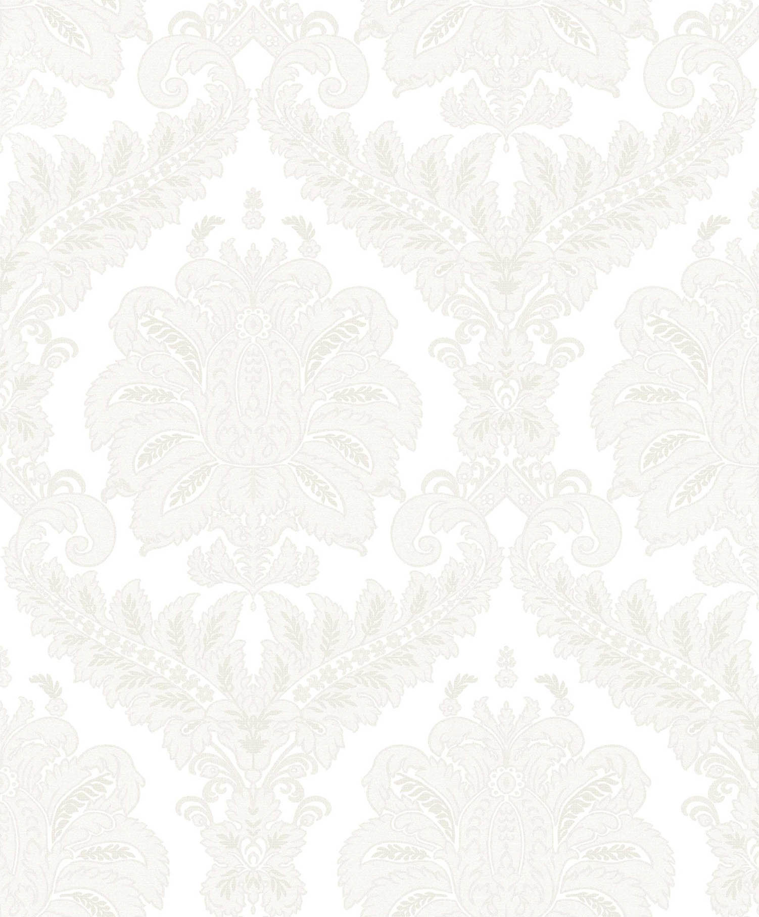 Carta da parati “Fregio decorativo su sfondo bianco” a metraggio o rotolo