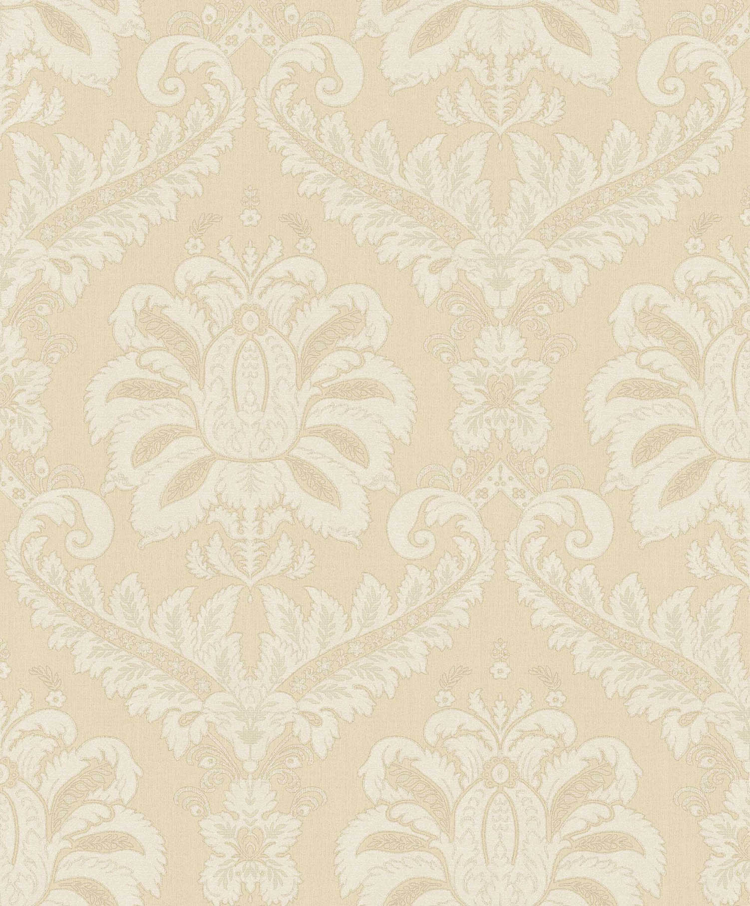 Carta da parati “Fregio decorativo su sfondo senape” a metraggio o rotolo