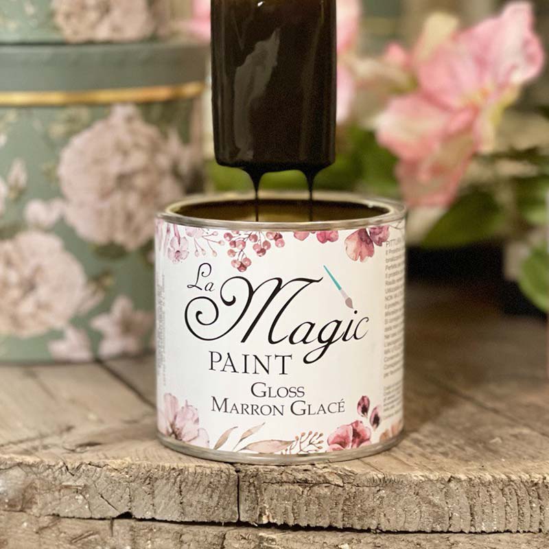 Protettivo lucido "Gloss Marron Glacé" color noce 500 ml