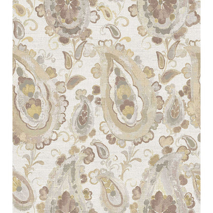 Carta da parati "Vintage Paisley Avorio", a metraggio o rotolo