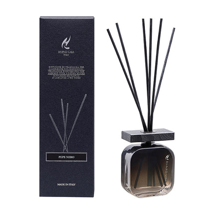 Profumatore “Pepe Nero” Diffusore a bastoncino, Hypno Casa, 100 ml