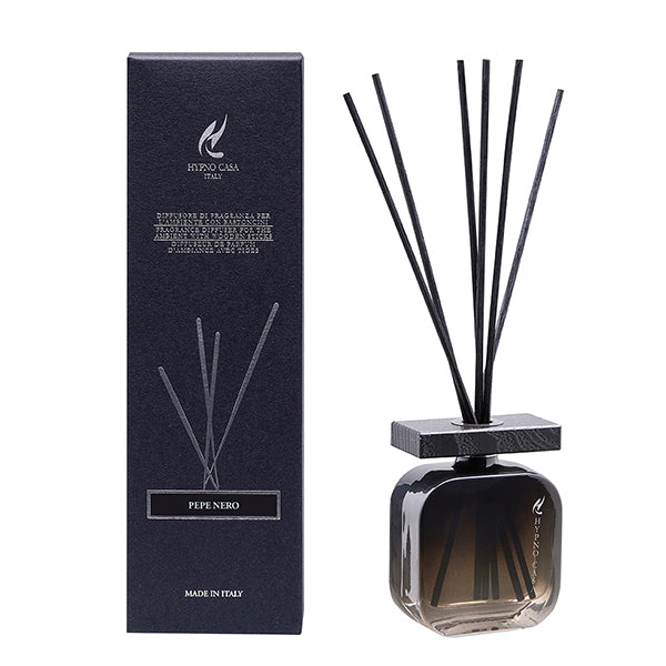 Profumatore “Pepe Nero” Diffusore a bastoncino, Hypno Casa, 100 ml