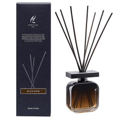 Profumatore “Black Wood” Diffusore a bastoncino, Hypno Casa, 200 ml