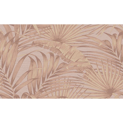 Carta da parati Grande "Fogliato Elegante Rosa", Larghezza 1metro - a metraggio o rotolo