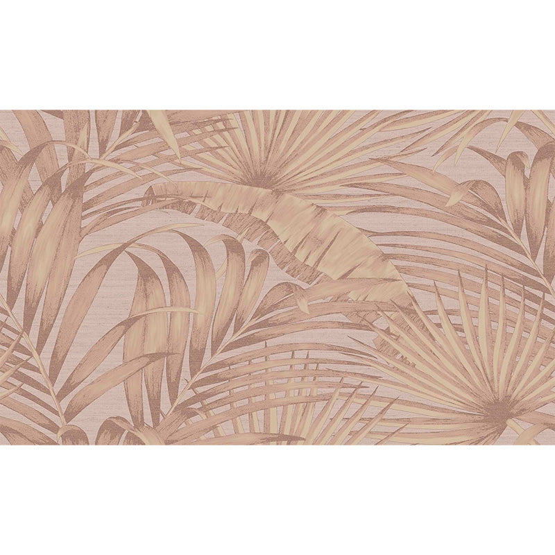 Carta da parati Grande "Fogliato Elegante Rosa", Larghezza 1metro - a metraggio o rotolo