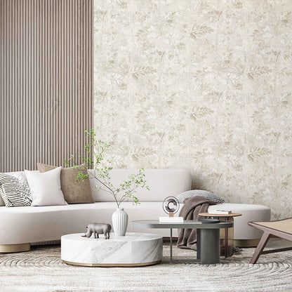 Carta da parati Grande "Betulla Avorio" Larghezza 1Metro - a metraggio o rotolo