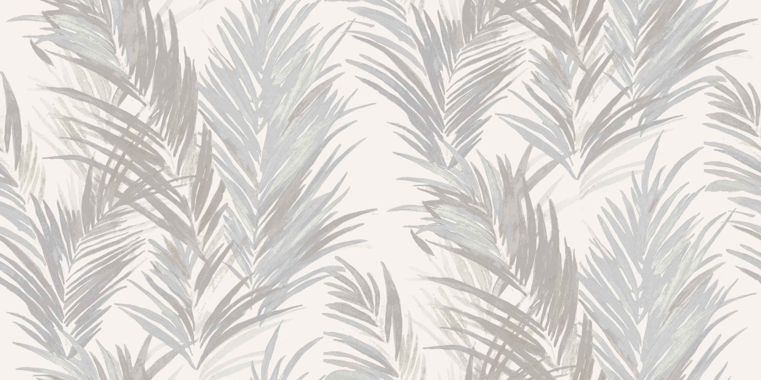 Carta da parati Grande "Foglie bianche" Larghezza 1Metro - a metraggio o rotolo