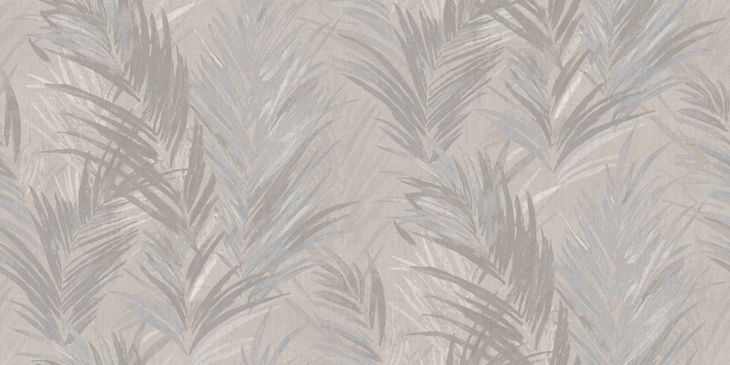 Carta da parati Grande "Foglie grigie" Larghezza 1Metro - a metraggio o rotolo