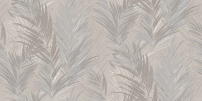 Carta da parati Grande "Foglie grigie" Larghezza 1Metro - a metraggio o rotolo