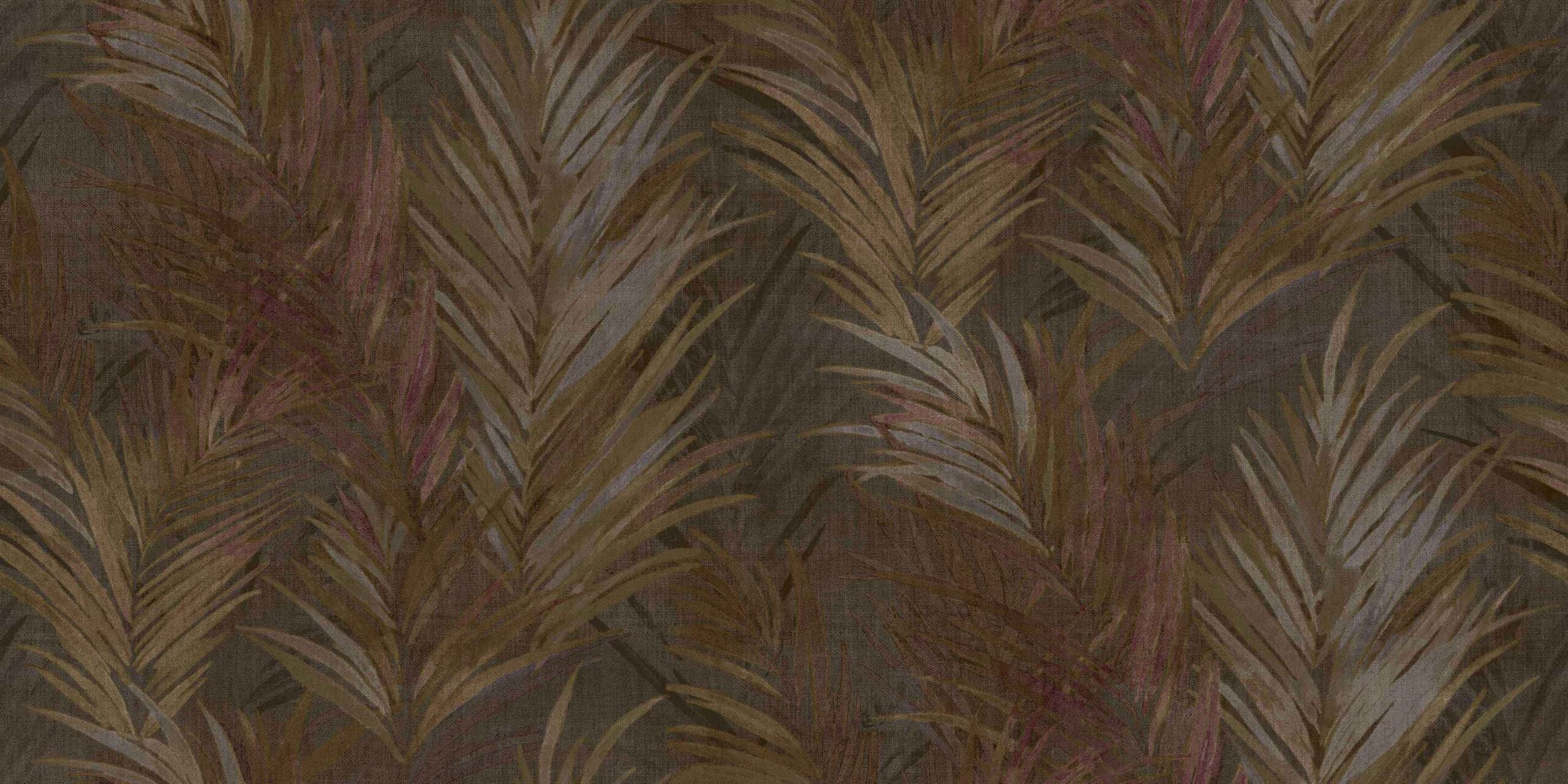 Carta da parati Grande "Foglie marroni" Larghezza 1Metro - a metraggio o rotolo