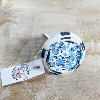 Pomello in ceramica "Blue Forest"