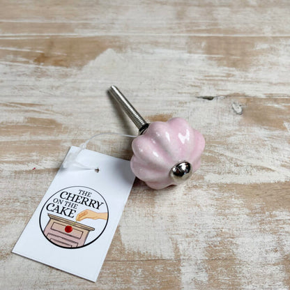 Pomello in ceramica “Liberty Antique Pink Little"