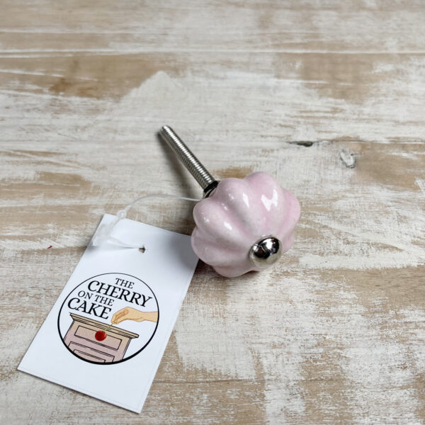 Pomello in ceramica “Liberty Antique Pink Little"