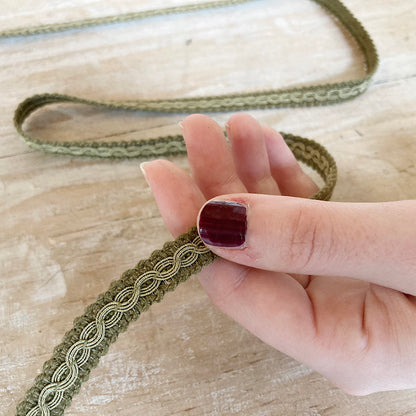 Bordo “Armonie Verde” Passamaneria Italiana – 1 cm