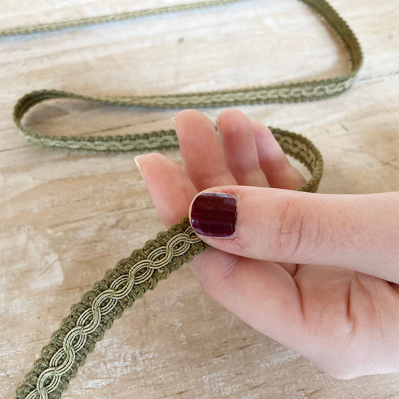 Bordo “Armonie Verde” Passamaneria Italiana – 1 cm