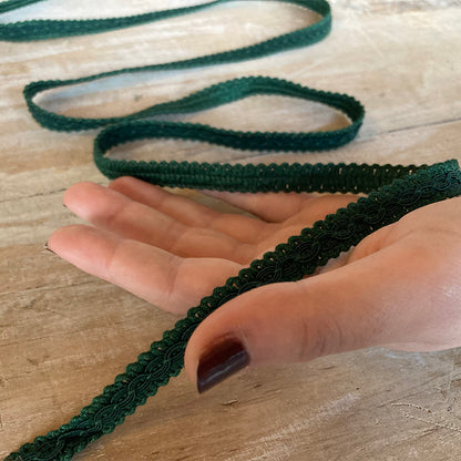 Bordo “Armonie Verde Scuro” Passamaneria Italiana – 1 cm