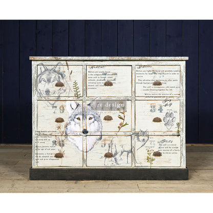 Redesign Decor Transfers "GRAY WOLF" 61 x 89 cm