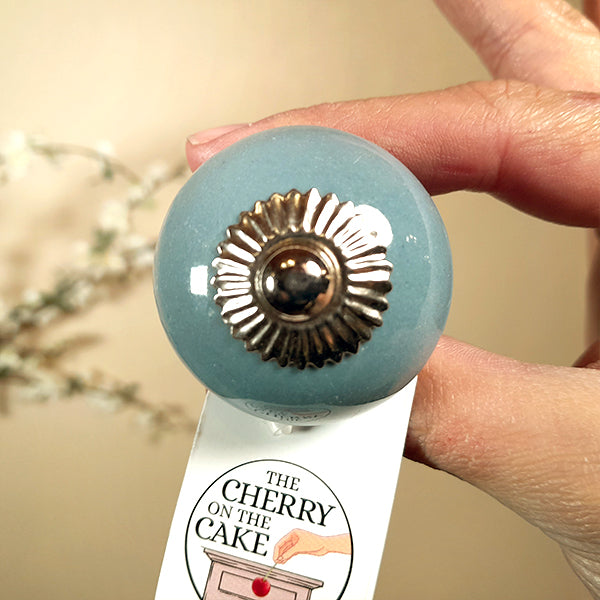 Pomello in ceramica “Cerulean Eyes”