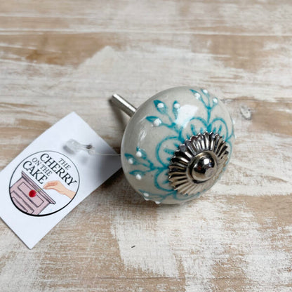 Pomello in ceramica “Winter Flower"