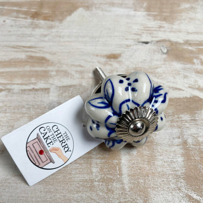 Pomello in ceramica “Liberty Blue Line"