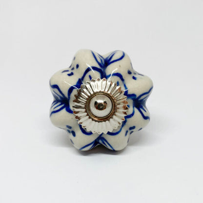 Pomello in ceramica “Liberty Blue Line"