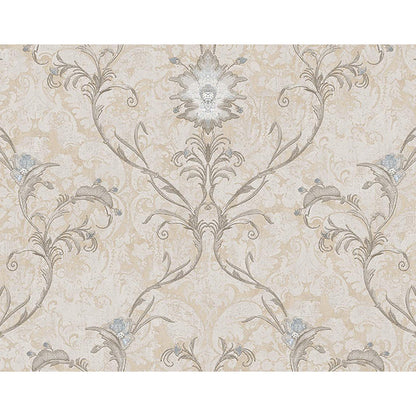 Carta da parati "Liberty Crema", a metraggio o rotolo