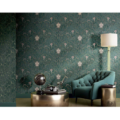 Carta da parati "Liberty Verde", a metraggio o rotolo