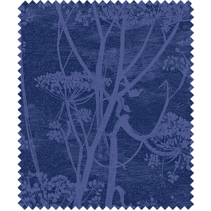 TESSUTO "Cow Parsley Hyacinth & Ink" - The Contemporary - Cole & Son
