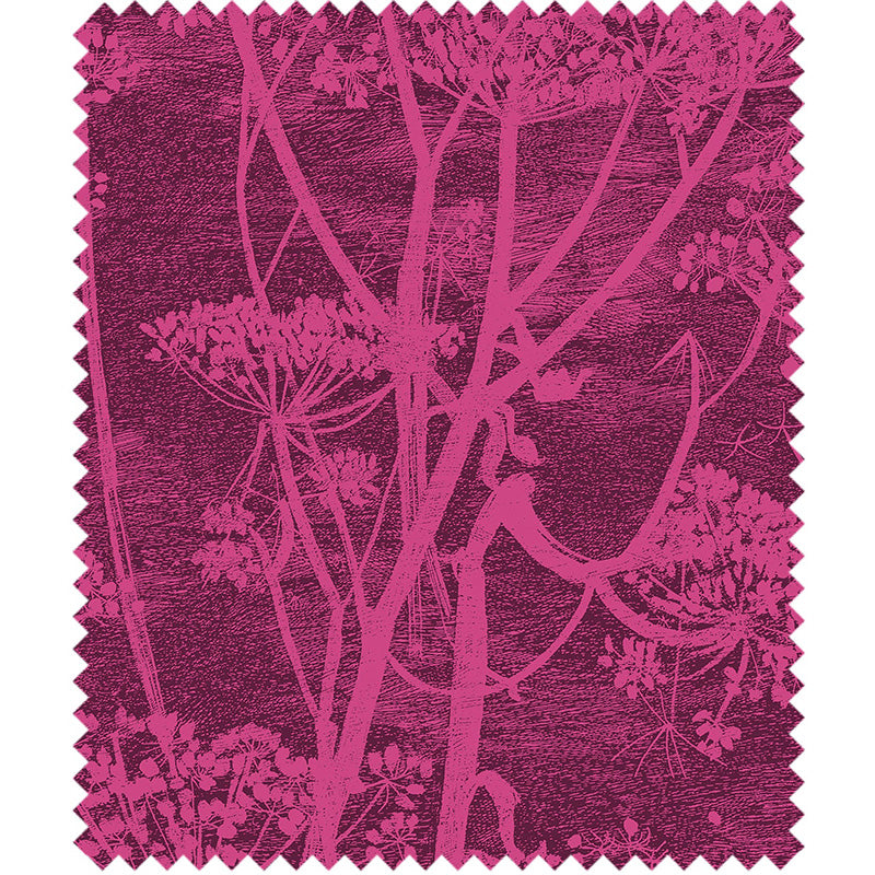 TESSUTO "Cow Parsley Magenta & Plum" - The Contemporary - Cole & Son