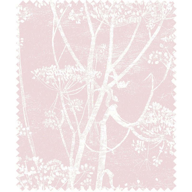 TESSUTO "Cow Parsley Linen White & Ballet Slipper" - The Contemporary - Cole & Son