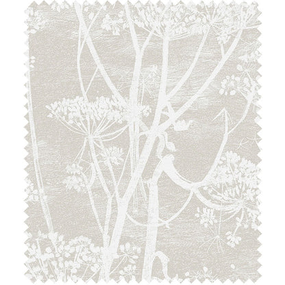 TESSUTO "Cow Parsley Linen White & Taupe" - The Contemporary - Cole & Son