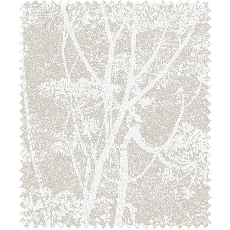 TESSUTO "Cow Parsley Linen White & Taupe" - The Contemporary - Cole & Son