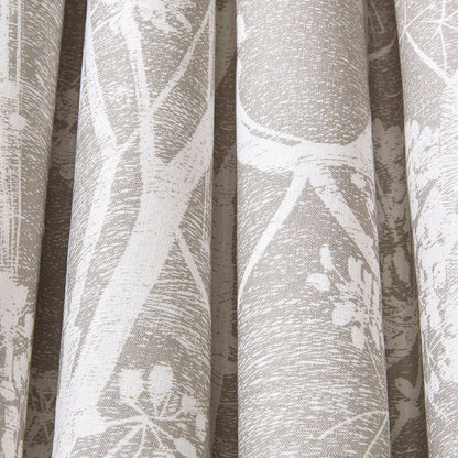 TESSUTO "Cow Parsley Linen White & Taupe" - The Contemporary - Cole & Son