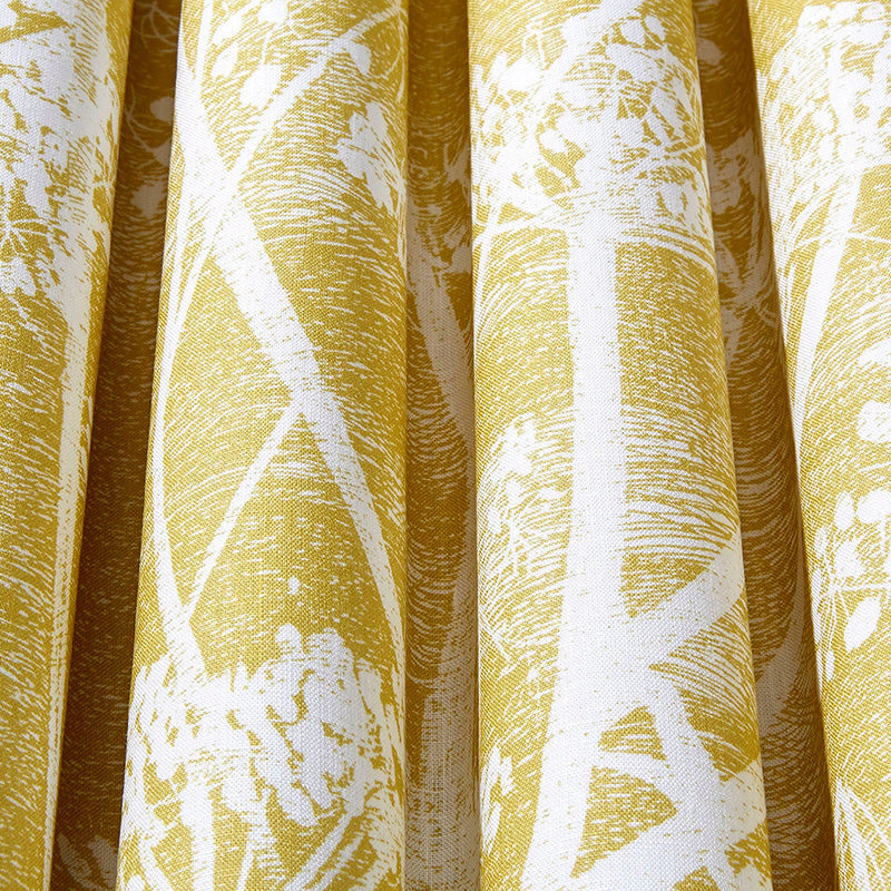TESSUTO "Cow Parsley Linen White & Chartreuse" - The Contemporary - Cole & Son