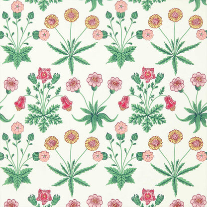 Carta da Parati "DAISY STRAWBERRY FIELDS" Morris & Co. - Sanderson