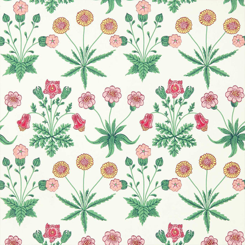 Carta da Parati "DAISY STRAWBERRY FIELDS" Morris & Co. - Sanderson