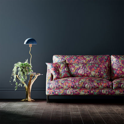 TESSUTO "GOLDEN LILY VELVET SEROTONIN PINK" - Morris & Co. - Sanderson