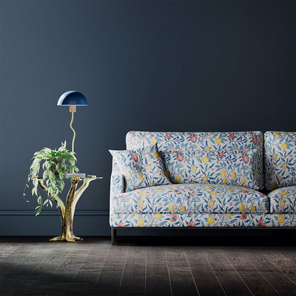 TESSUTO "FRUIT PARADISE BLUE" - Morris & Co. - Sanderson