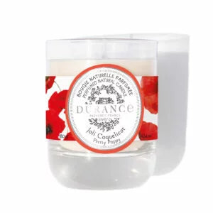 Candela Naturale Profumata “Grazioso Papavero”, 180 gr