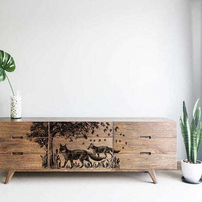 Redesign Decor Transfers "FOX MEADOWS" 61 x 89 cm