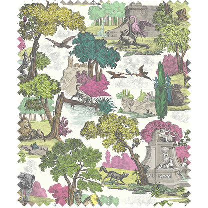 TESSUTO "Versailles Grand Cotton Bright Classic Multi" - The Contemporary - Cole & Son