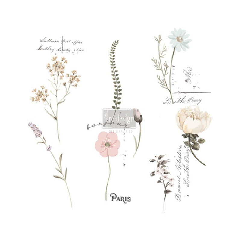 Redesign Decor Transfers "BONJOUR PARIS" 18 x 69 cm