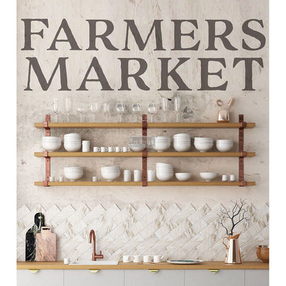 Redesign Decor Transfers " FARMERS MARKET" 31x66 cm